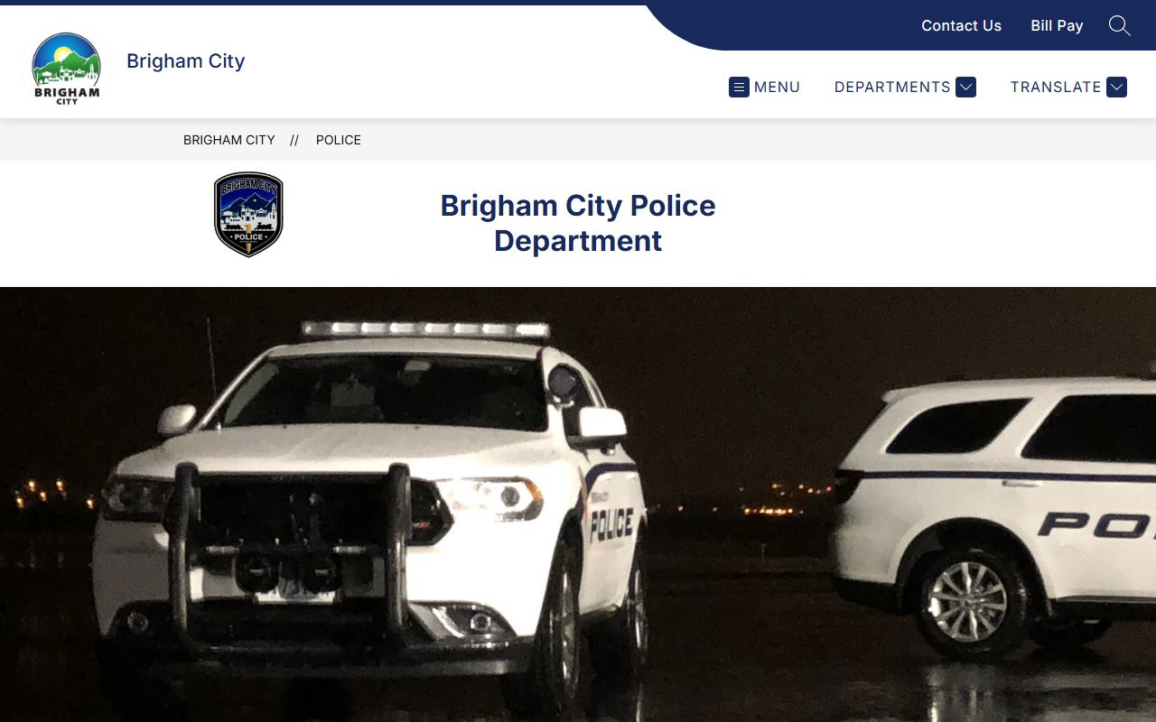 Brigham City Police Department criminal court records and arrest information