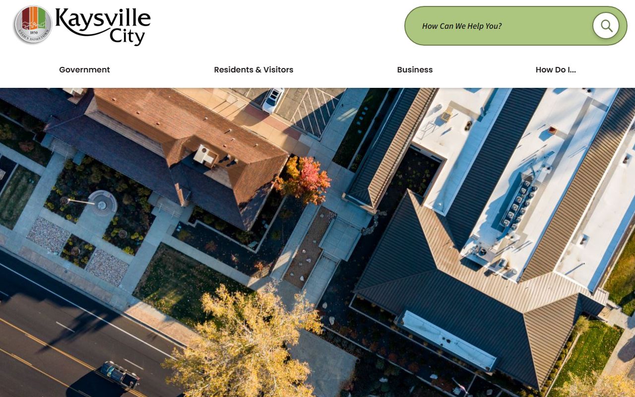 Kaysville city website for criminal records and police information