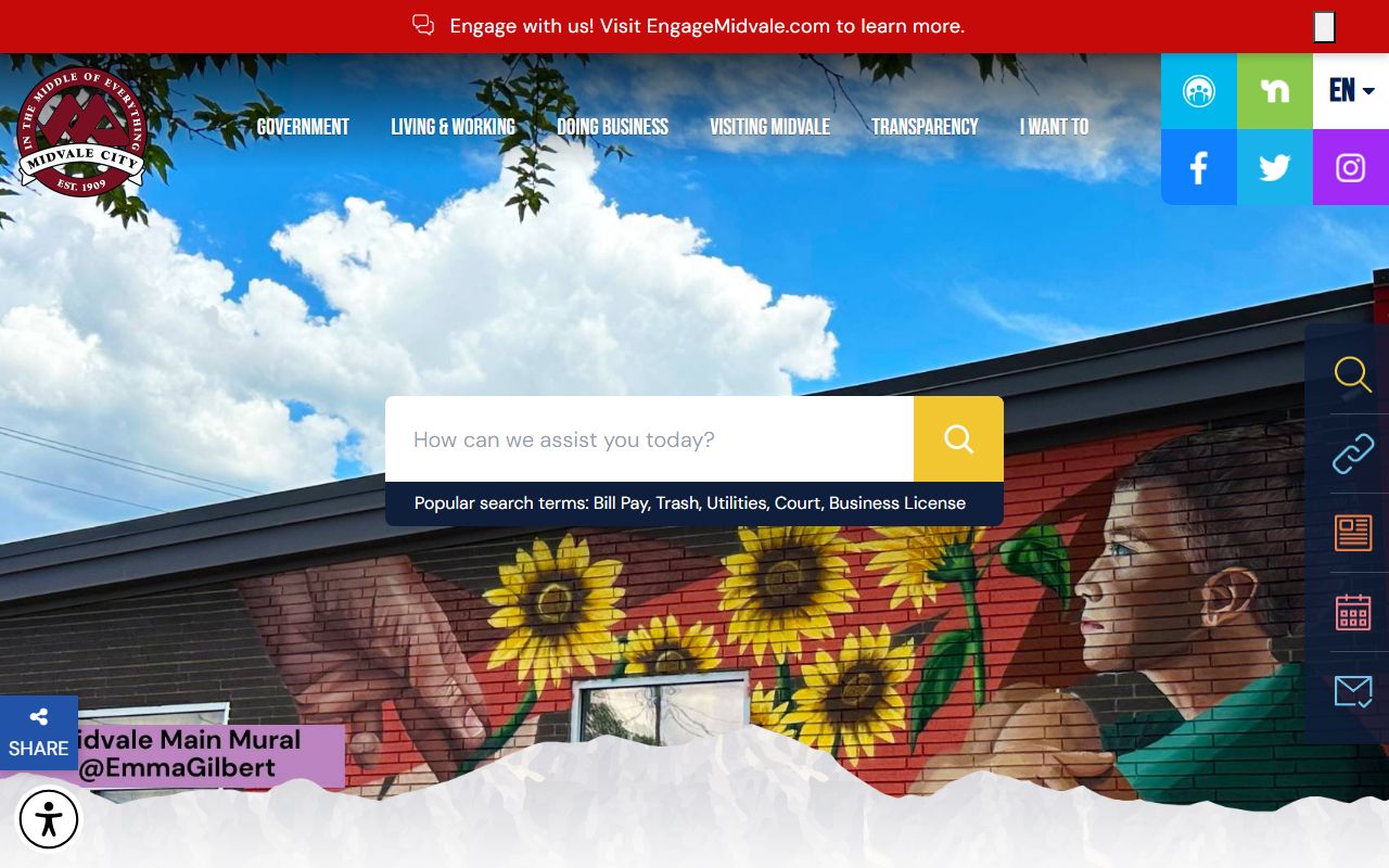 Midvale City criminal court records and justice court information