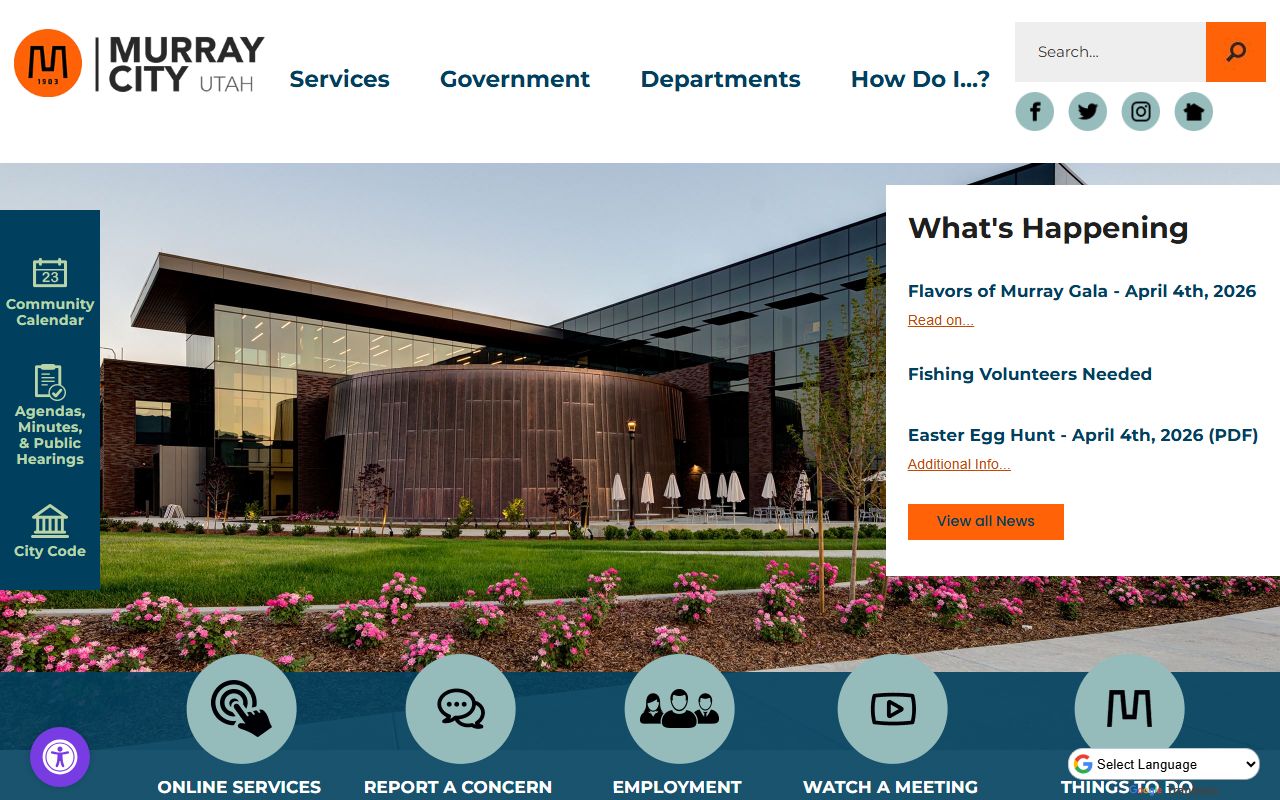 Murray City criminal court records and city resources