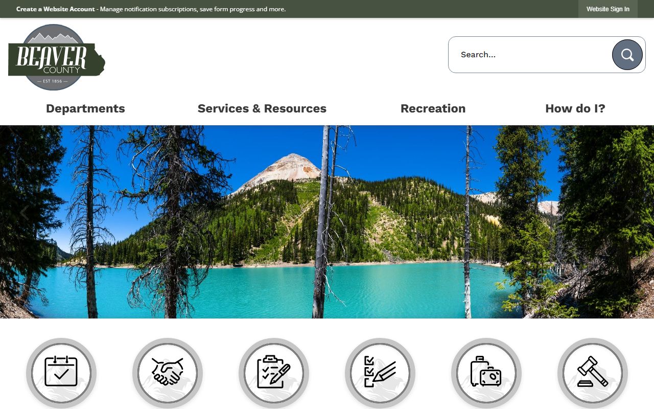Beaver County criminal court records county homepage