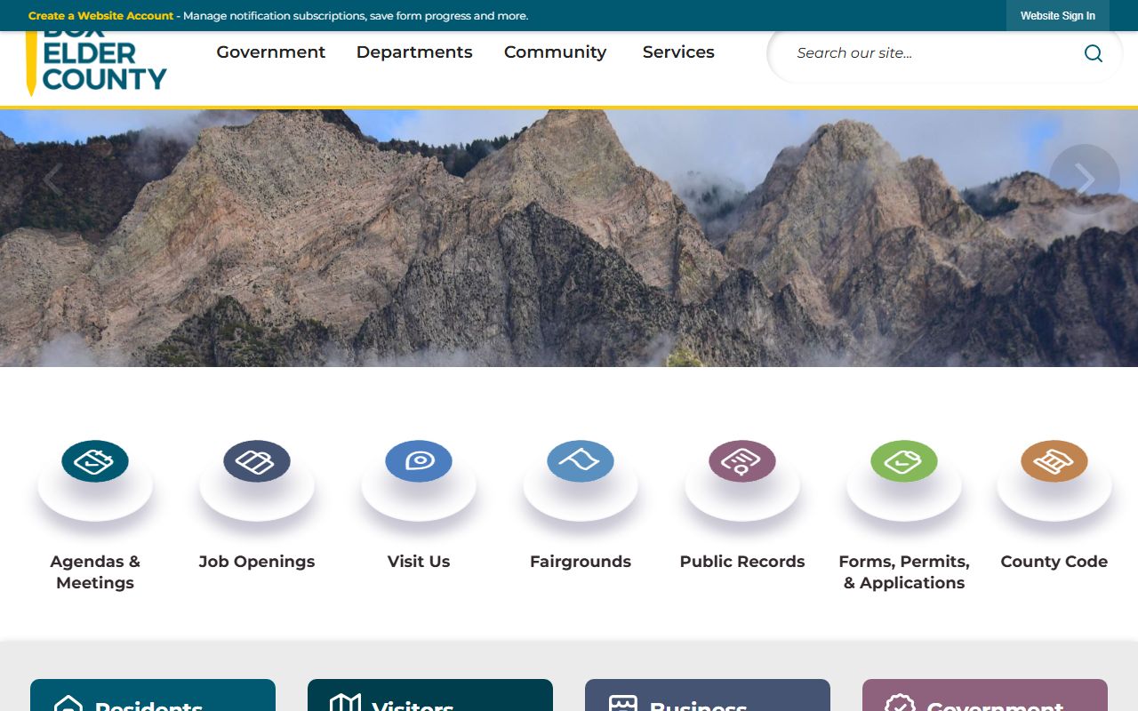 Box Elder County criminal court records county homepage