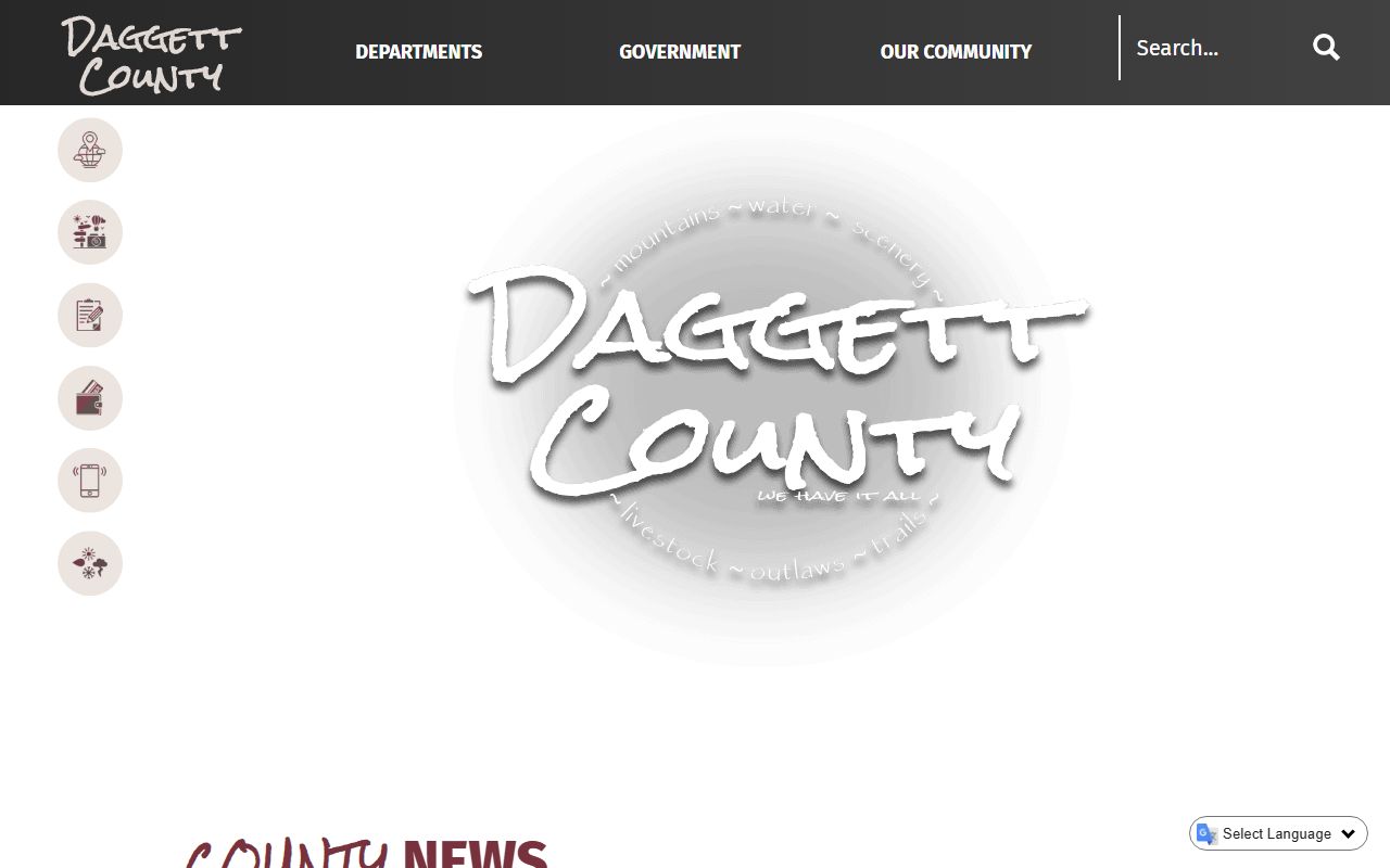 Daggett County criminal court records county homepage